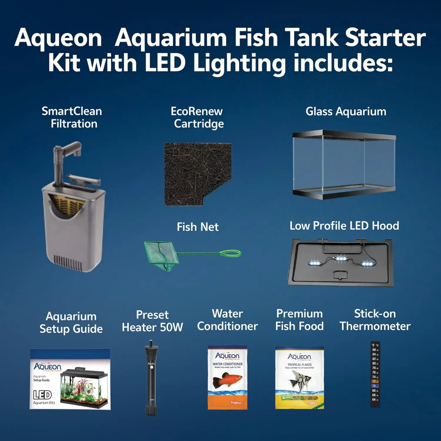 طقم حوض أسماك للمبتدئين مع نظا - مراجعة Tetra Fish In Aquarium وسعره