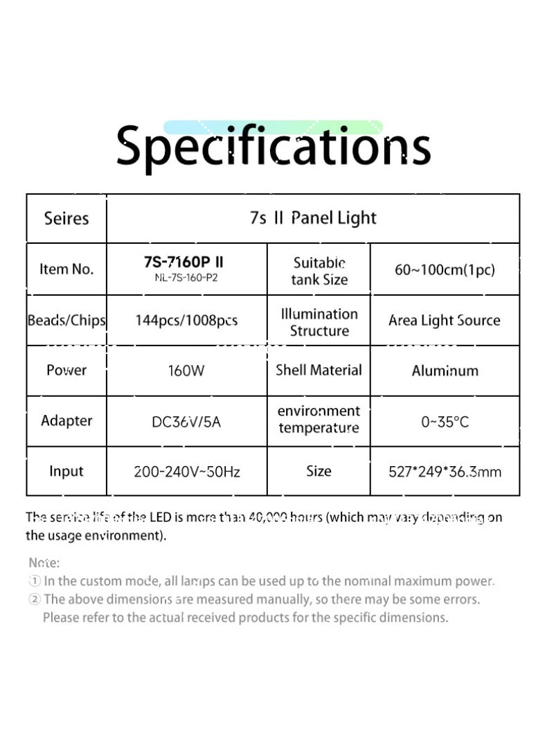 إضاءة LED للأحواض المائية بقوة - مراجعة Aquarium Led Light وسعره